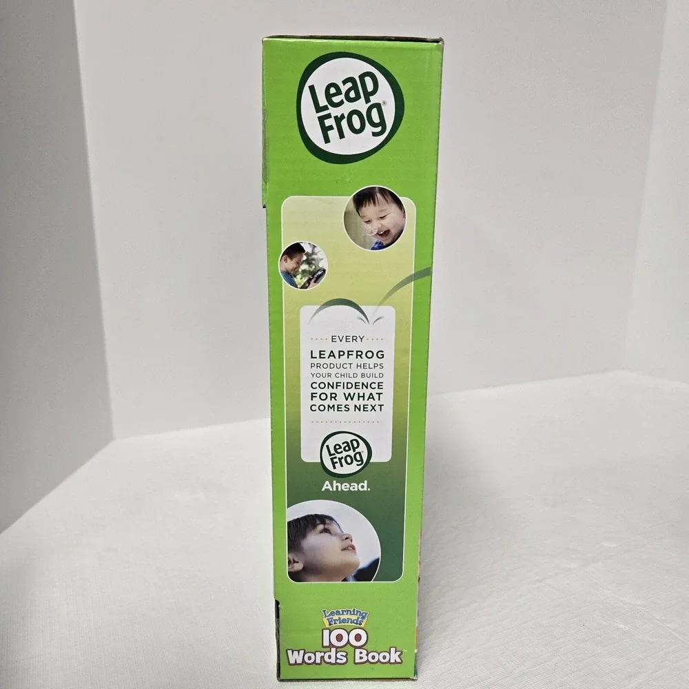 NWT LeapFrog Learning Friends 100 Words Book Green‎ Bilingual